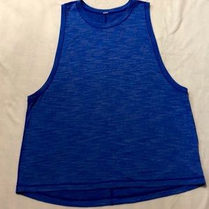 Lululemon Cardio Squad Tank II Royal Blue Size 4
